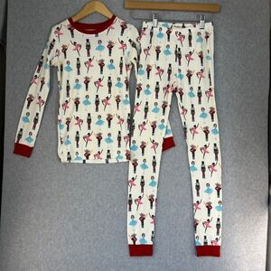 Hatley Kids Nutcracker Ballet Organic Cotton‎ Pajama Set Christmas Girls Size 10